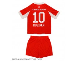 Bayern Munich Jamal Musiala #10 Domáci Detský futbalový dres 2025-26 Krátky Rukáv (+ trenírky)